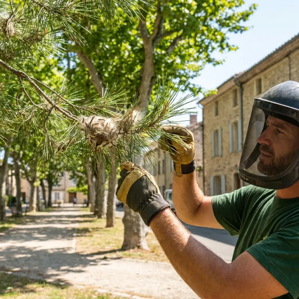 Une approche technique pour éliminer les chenilles processionnaires