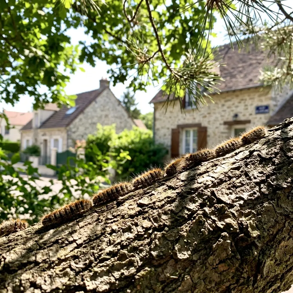 Un traitement rigoureux contre les larves urticantes