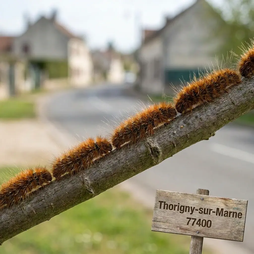 Gestes de prévention contre les larves urticantes à Thorigny-sur-Marne