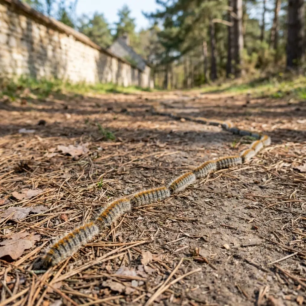 Comment réagir face aux processionnaires dans votre jardin ?
