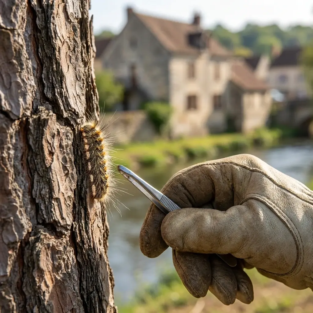 Traitement technique contre les chenilles processionnaires