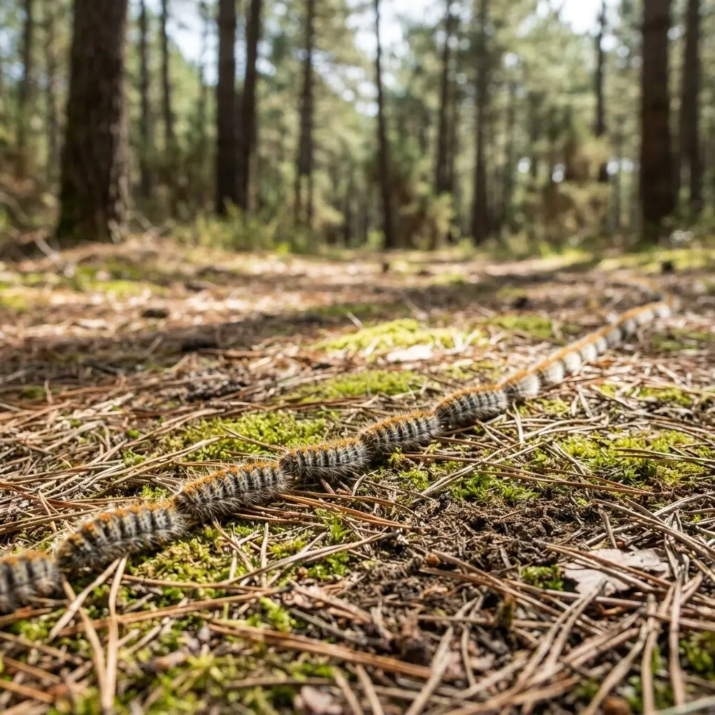 Prévenir l'invasion des processionnaires dans vos jardins
