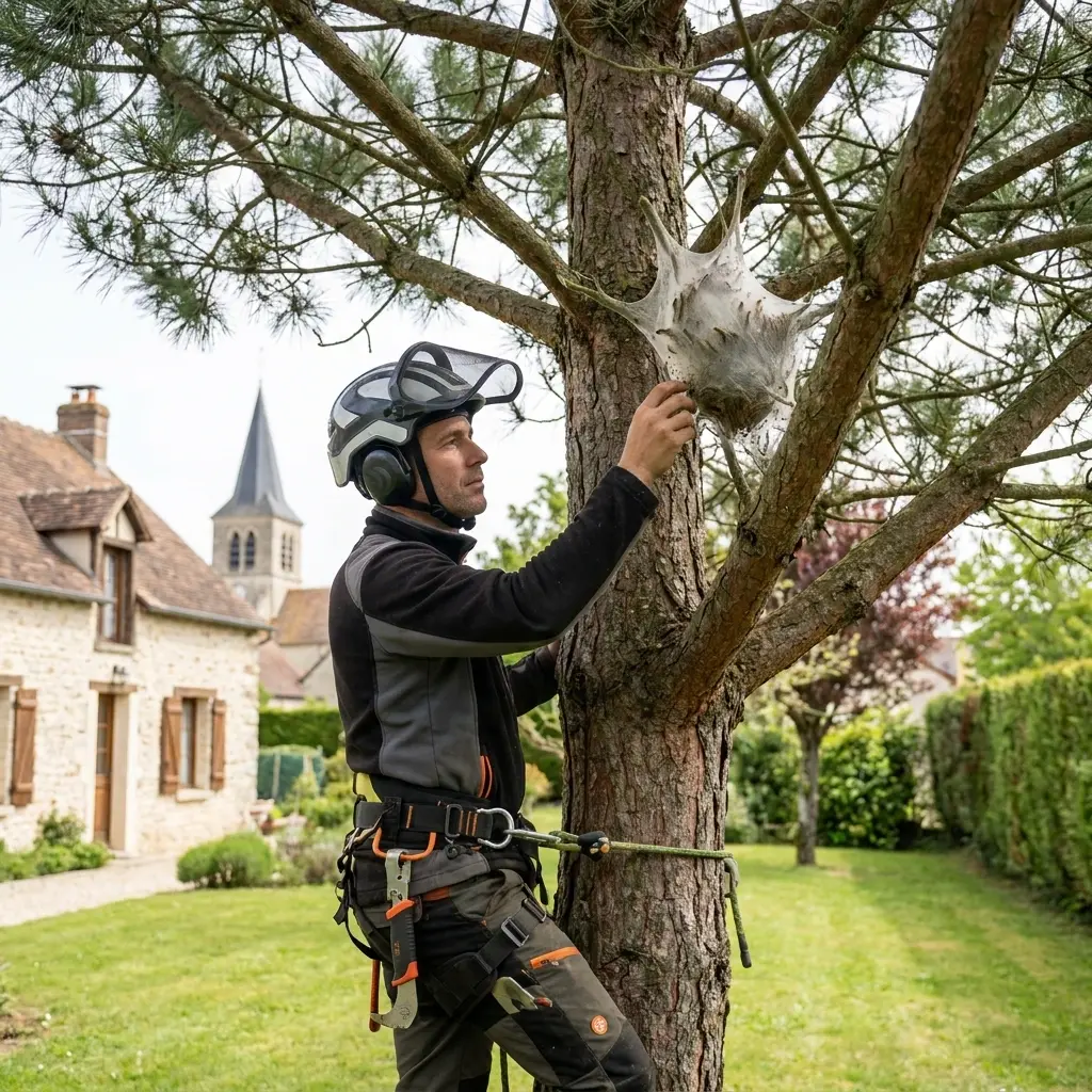Traitement professionnel contre les processionnaires