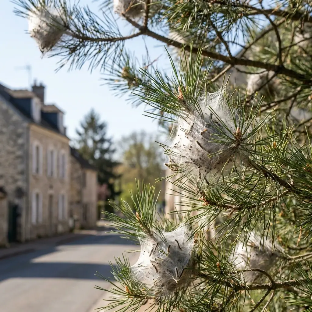 Un traitement ciblé pour éradiquer les larves urticantes