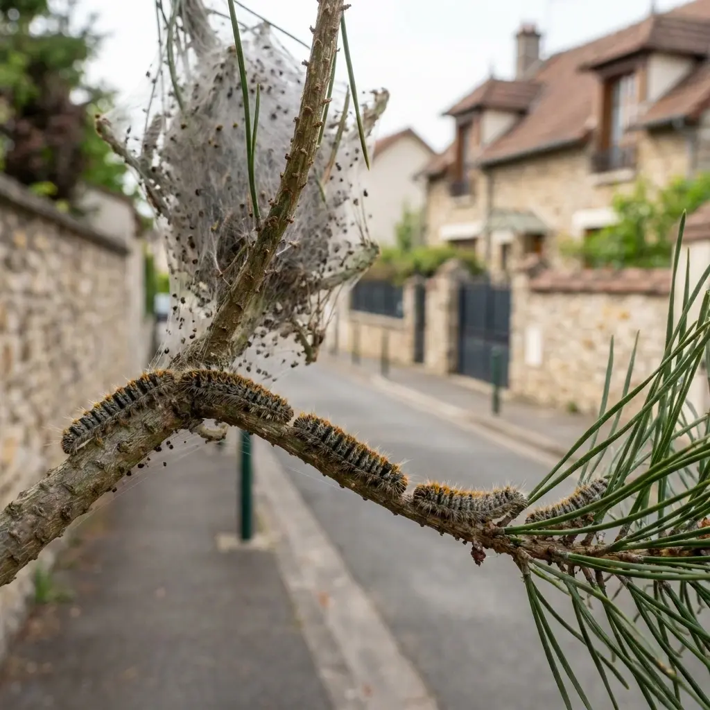 Comment réagir face aux chenilles processionnaires dans vos jardins ?