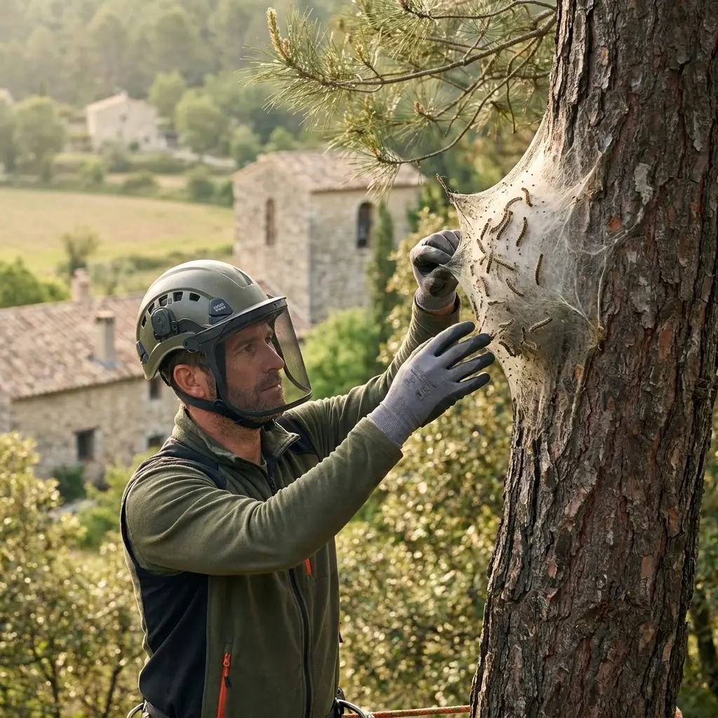 Un traitement ciblé contre les larves urticantes