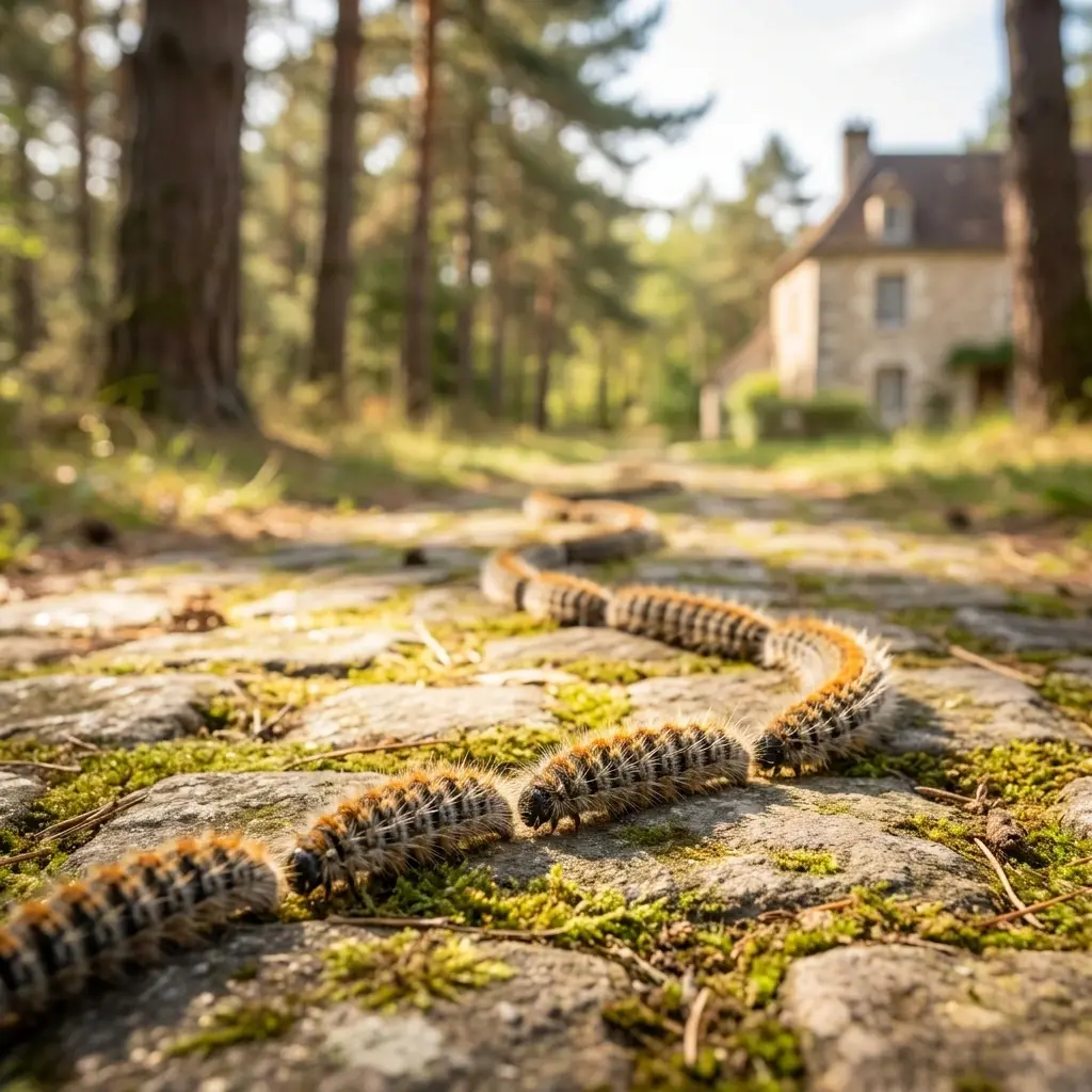 Comment réagir face aux chenilles processionnaires à Maurecourt ?