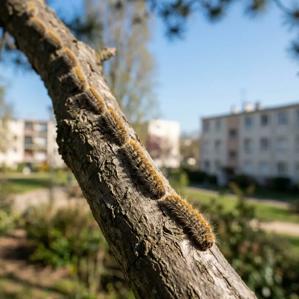 Notre procédure d’action contre la chenille processionnaire