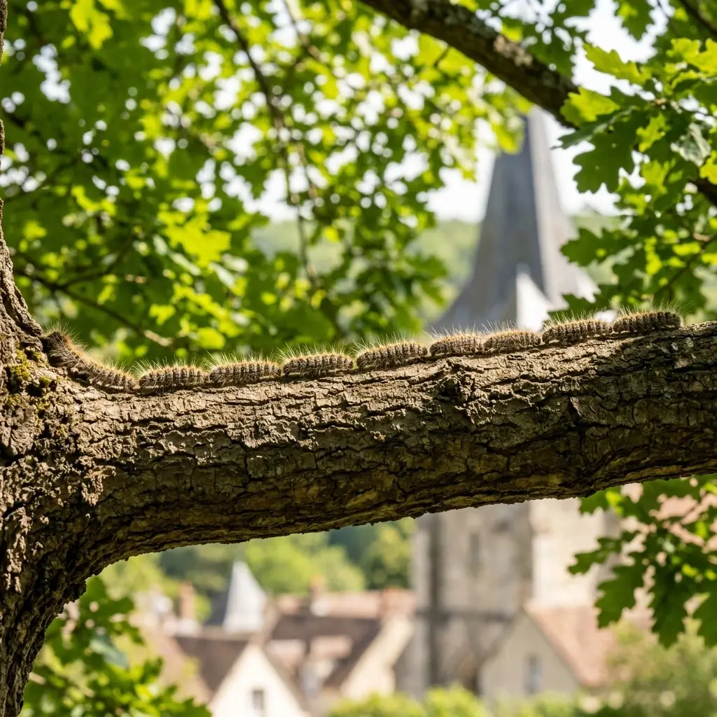 Intervention sécurisée et efficace contre la chenille processionnaire à Osny