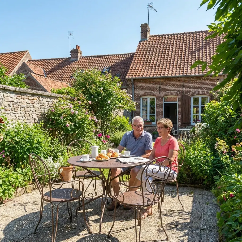 Une sérénité retrouvée dans votre jardin à Godewaersvelde