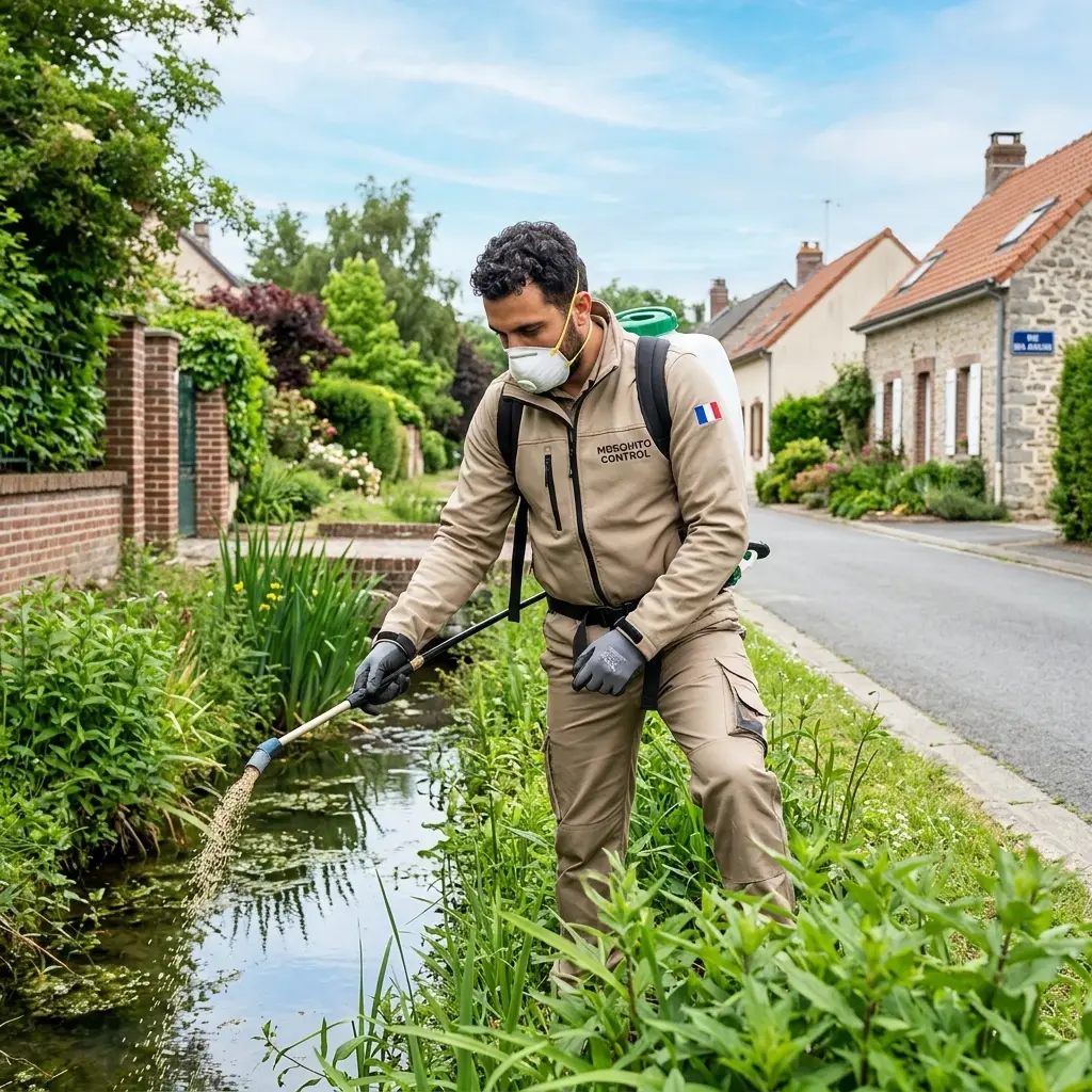 Un traitement professionnel contre les moustiques