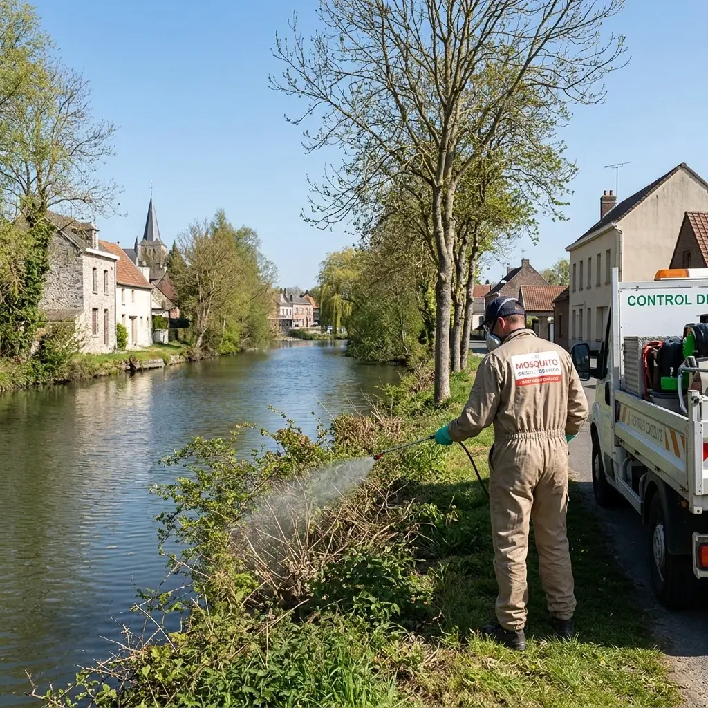 Comment se déroule l'intervention à Quesnoy-sur-Deûle ?