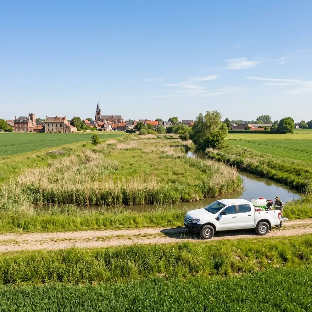 Comment se déroule l'intervention à Bapaume ?
