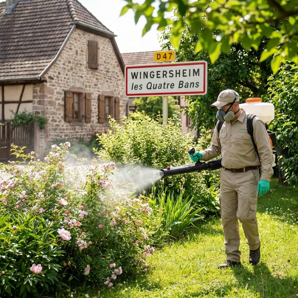 Comment se déroule l'intervention à Wingersheim les Quatre Bans ?