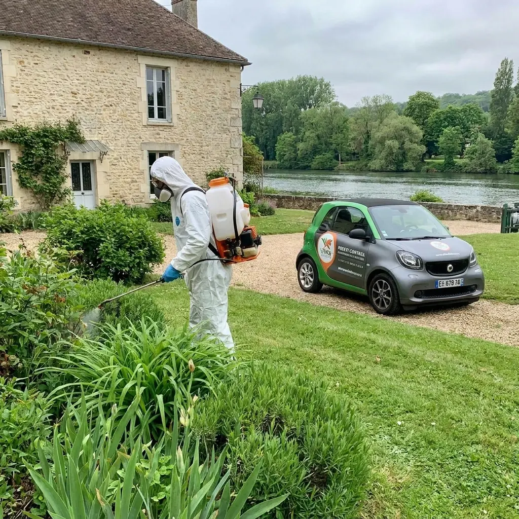Comment se déroule l'intervention à Villennes-sur-Seine ?