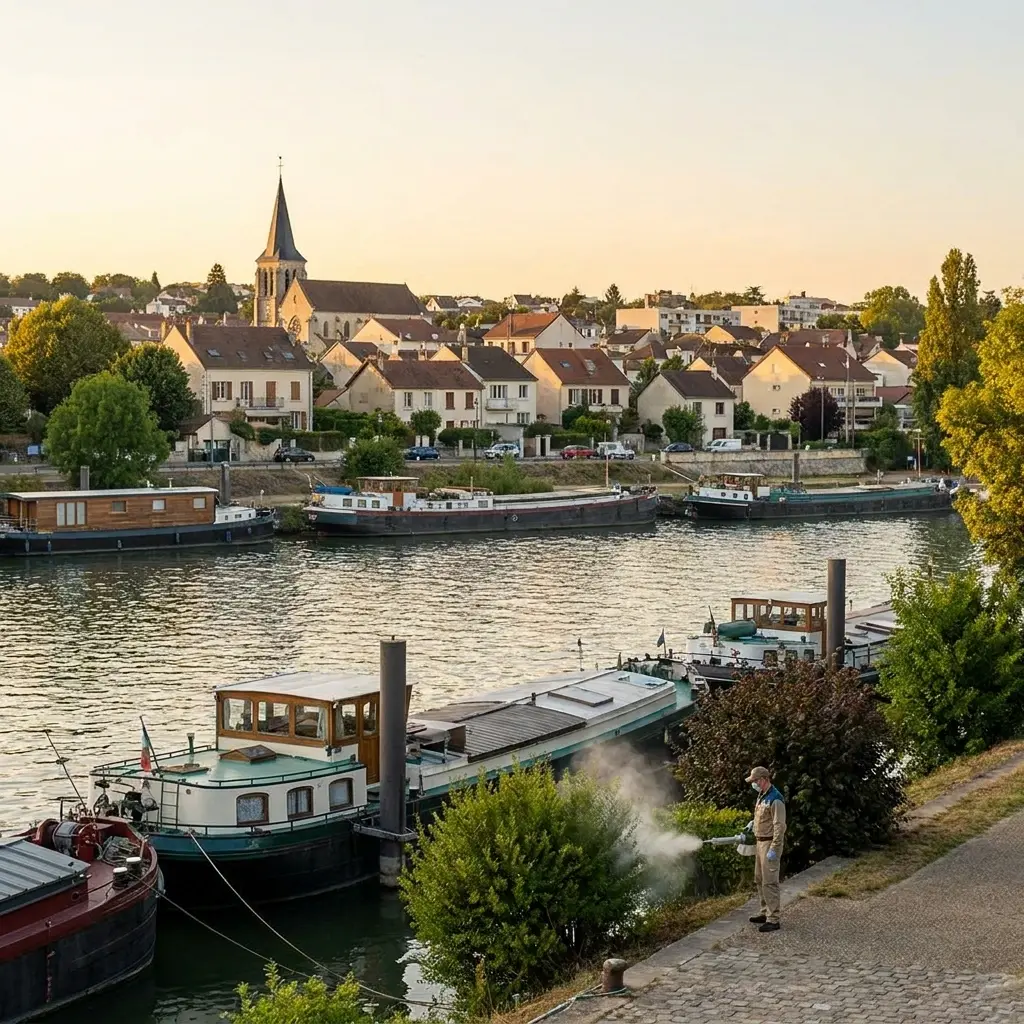 Comment se déroule l'intervention à Conflans‑Sainte‑Honorine ?