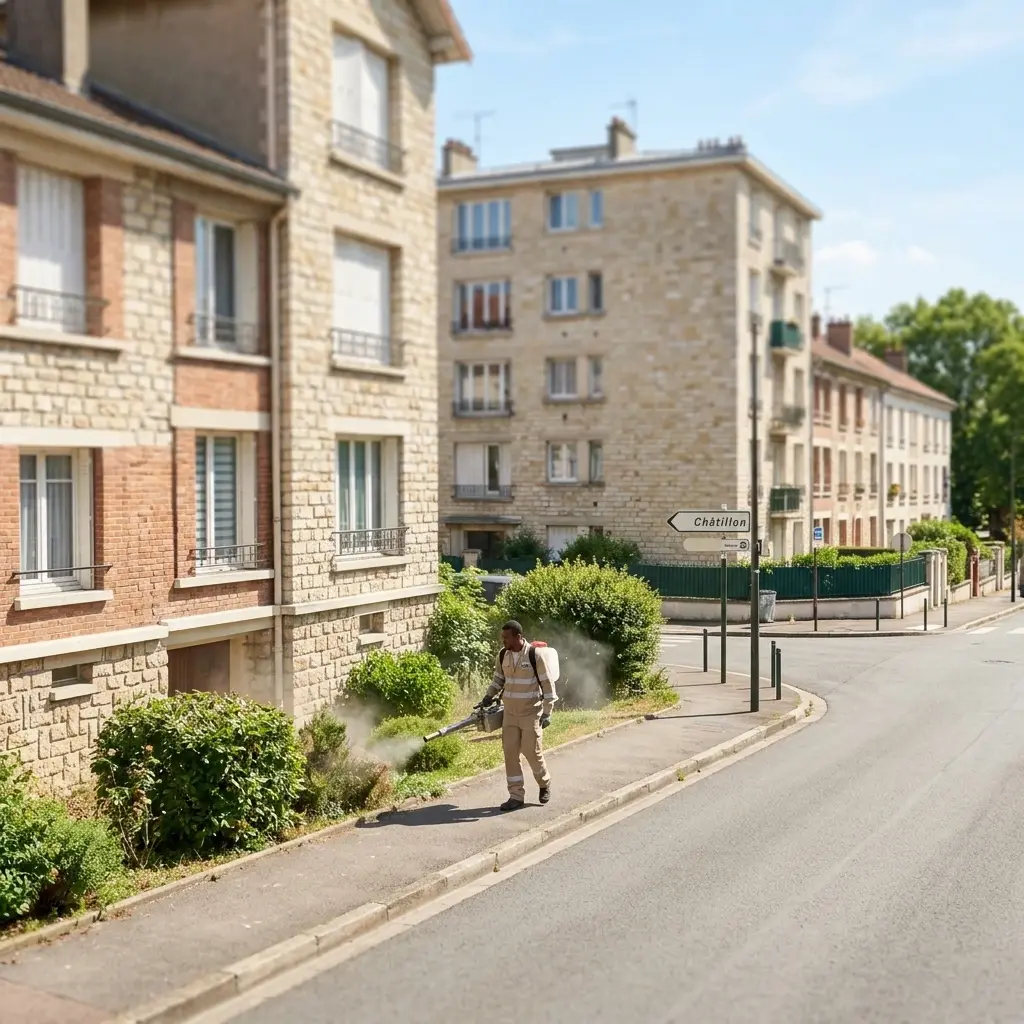 Comment se déroule l'intervention à Châtillon ?