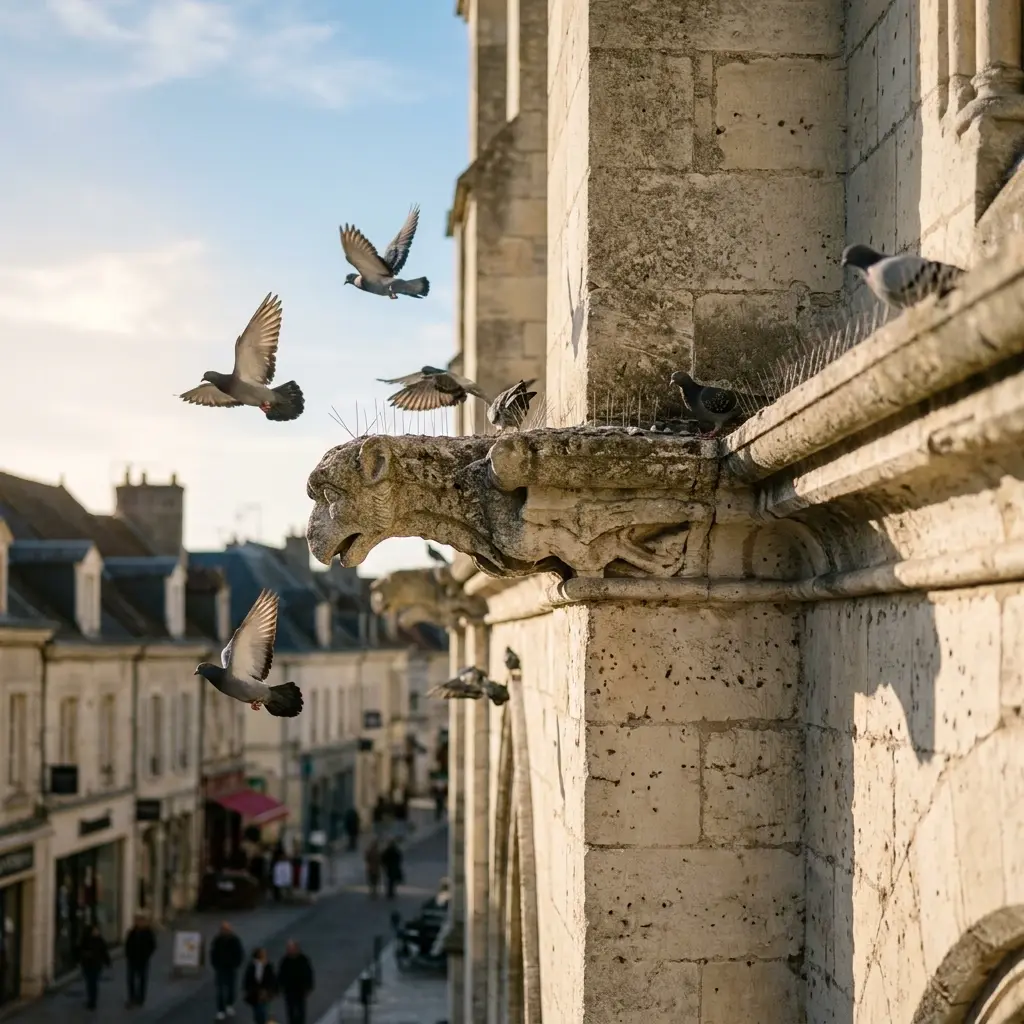 Comment se déroule l'intervention de dépigeonnage dans l'Aisne ?