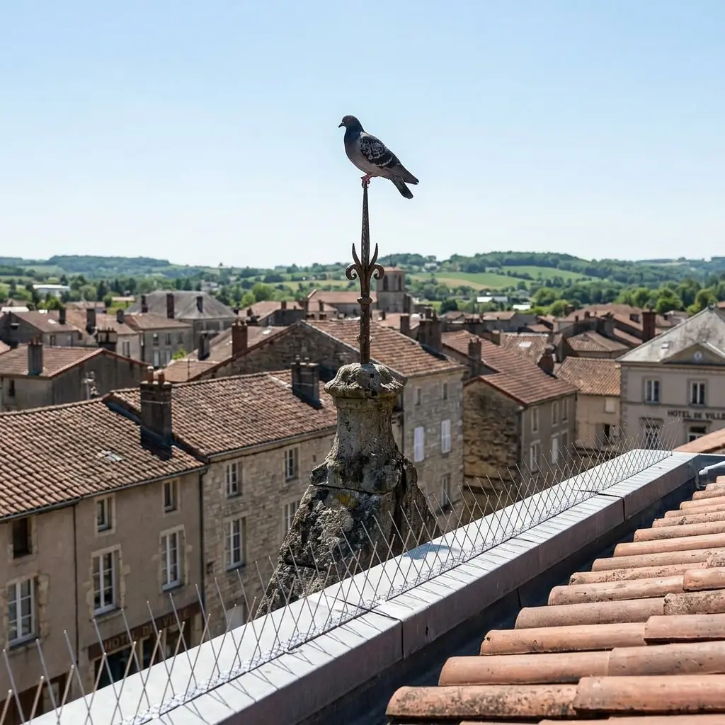 Situations courantes : corniches souillées, balcons encombrés et toitures infestées