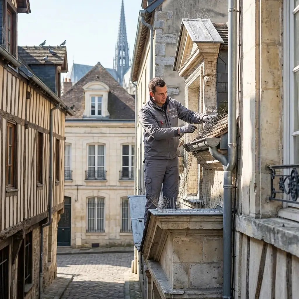 Reconnaître une infestation de pigeons dans l'Oise
