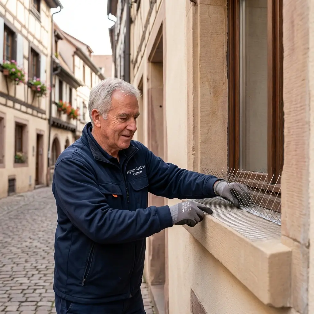 Situations fréquentes : fientes, nids sous toit, conduits bouchés et nuisances