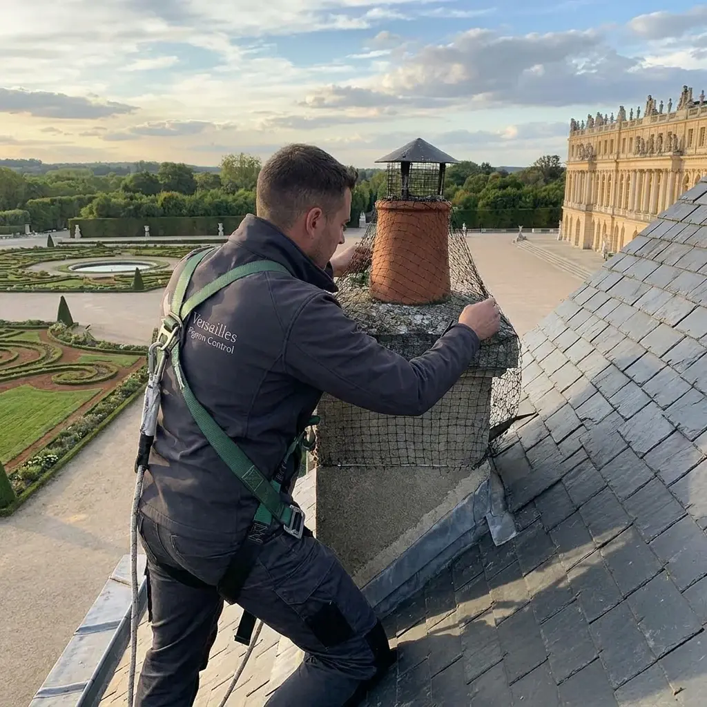 Le déroulement du dépigeonnage dans les Yvelines