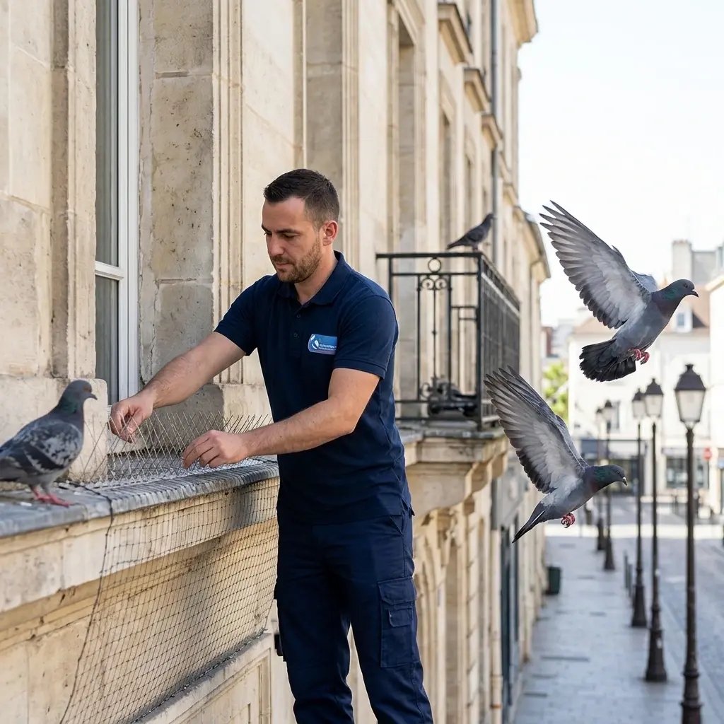 Situations courantes : rebords de fenêtres, toitures et cours intérieures