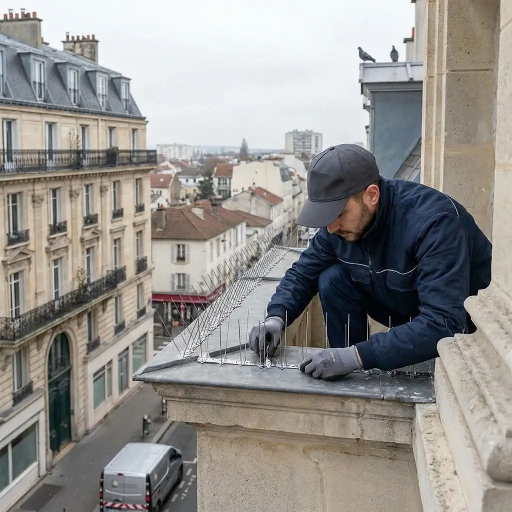 Comment se déroule l'intervention de dépigeonnage dans la Seine-Saint-Denis ?