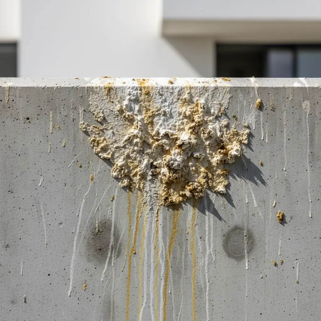 Traces d'urine et odeurs fortes