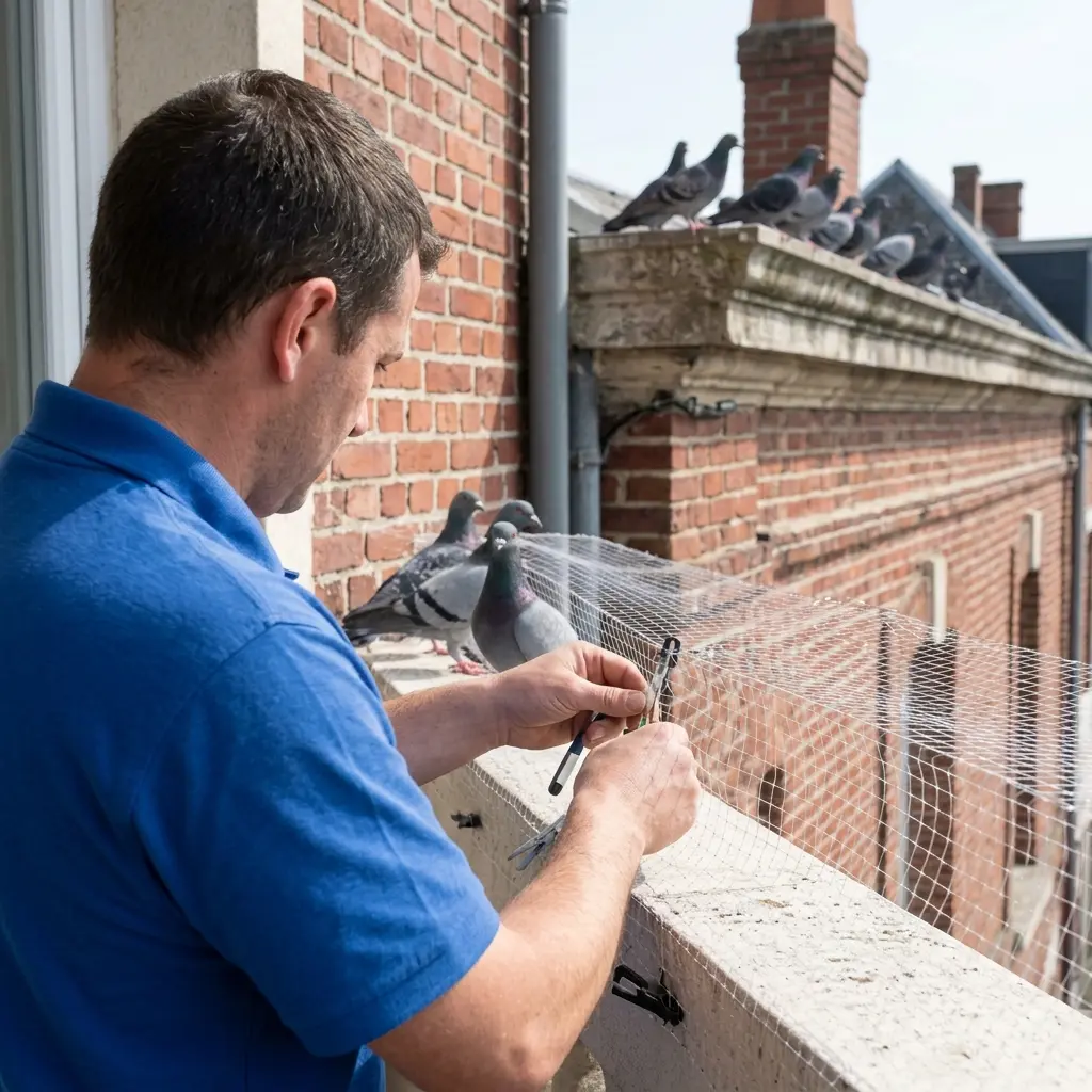 Notre approche technique pour chasser les pigeons