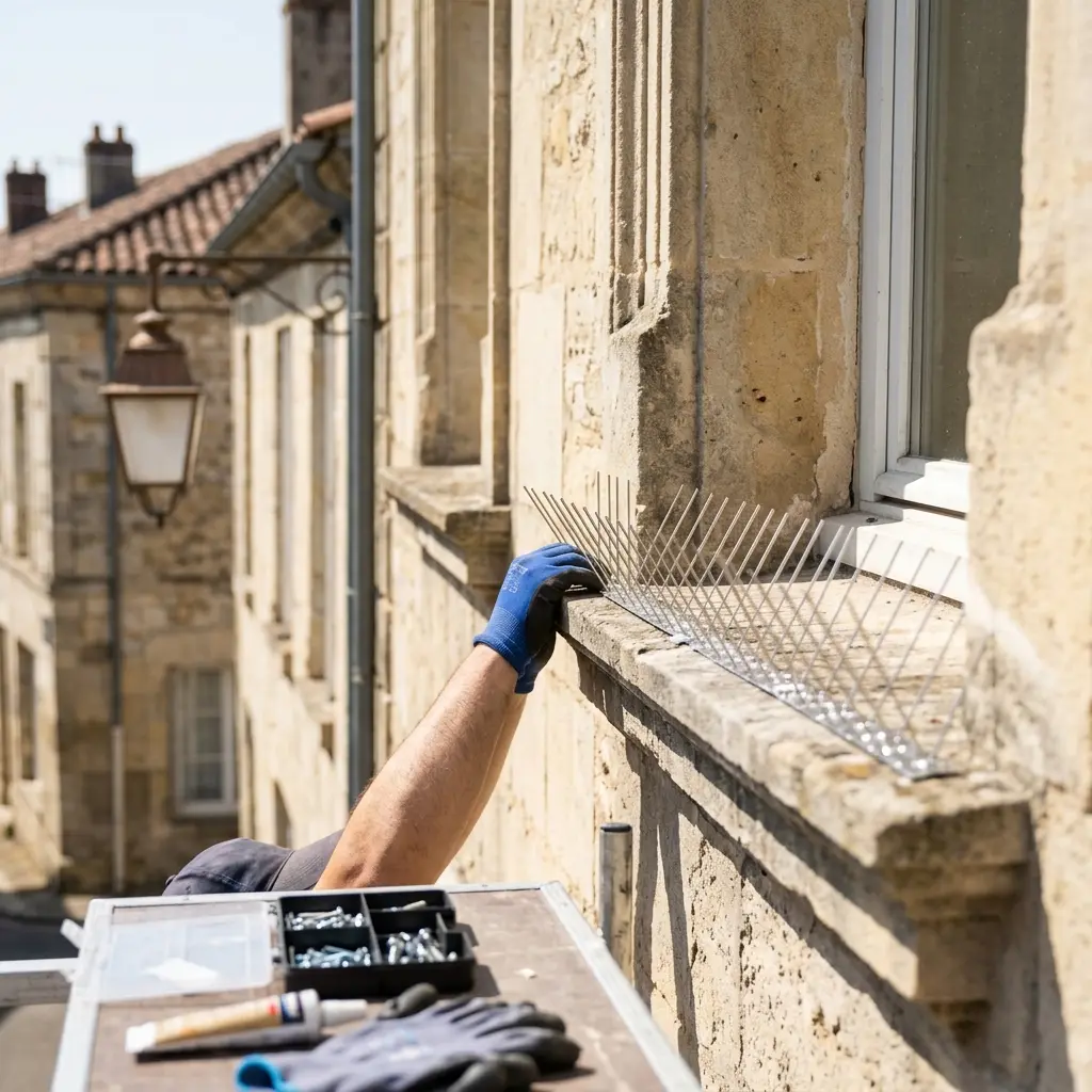 Un traitement anti-pigeons professionnel et durable