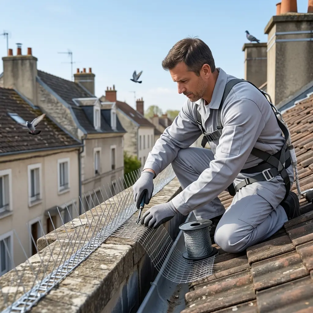 Prévenir l'installation des pigeons sur vos propriétés à Chauny