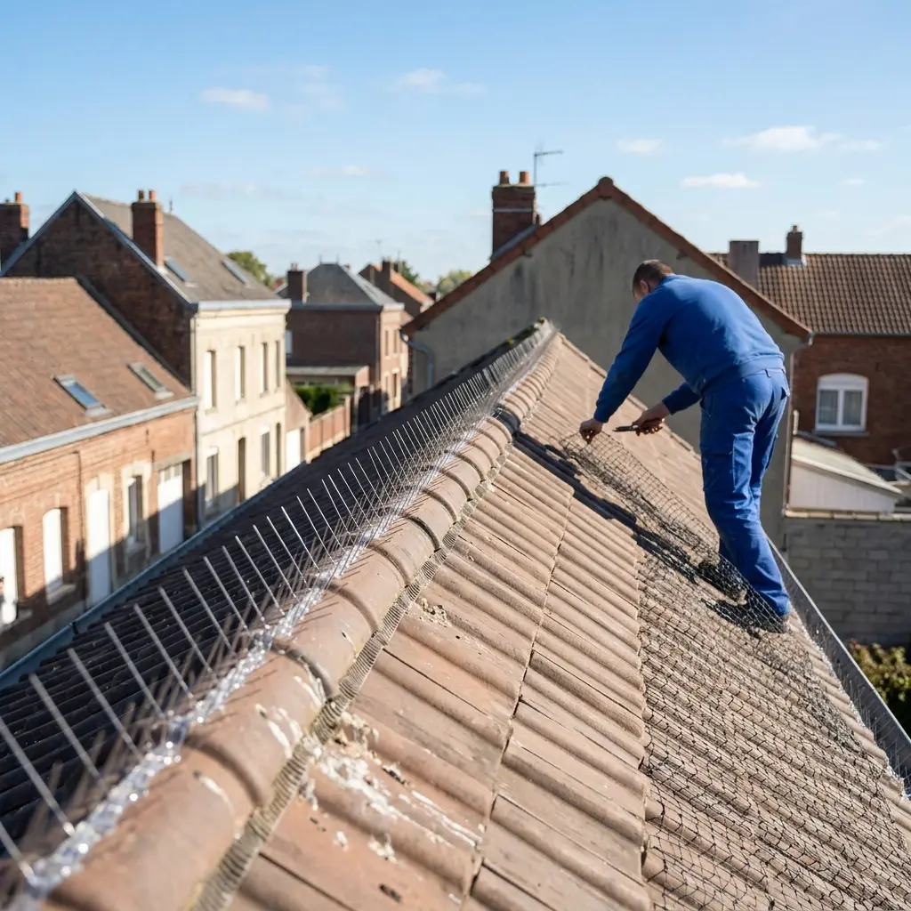 Une stratégie technique pour chasser les pigeons durablement