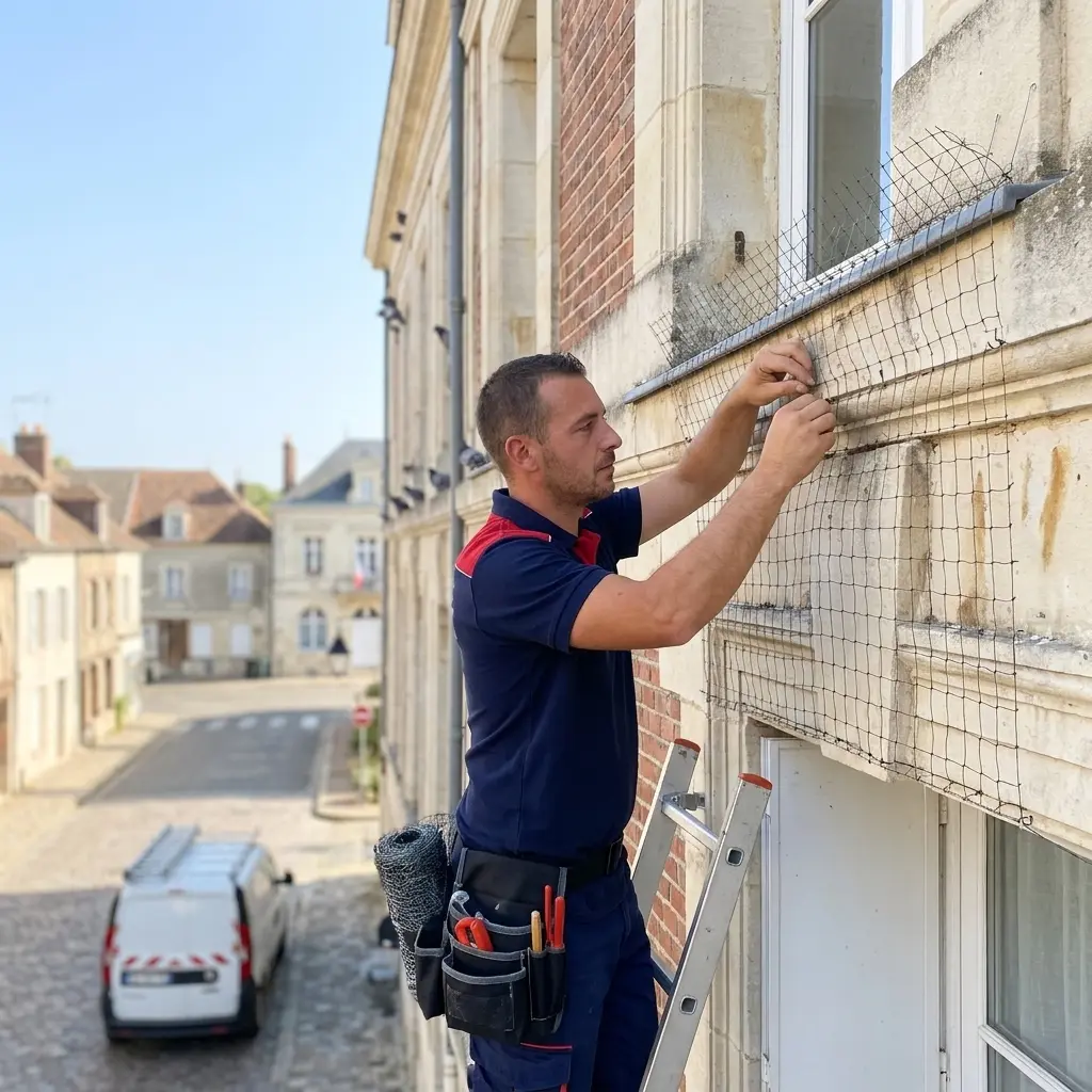 Comment nous éliminons les pigeons de vos structures