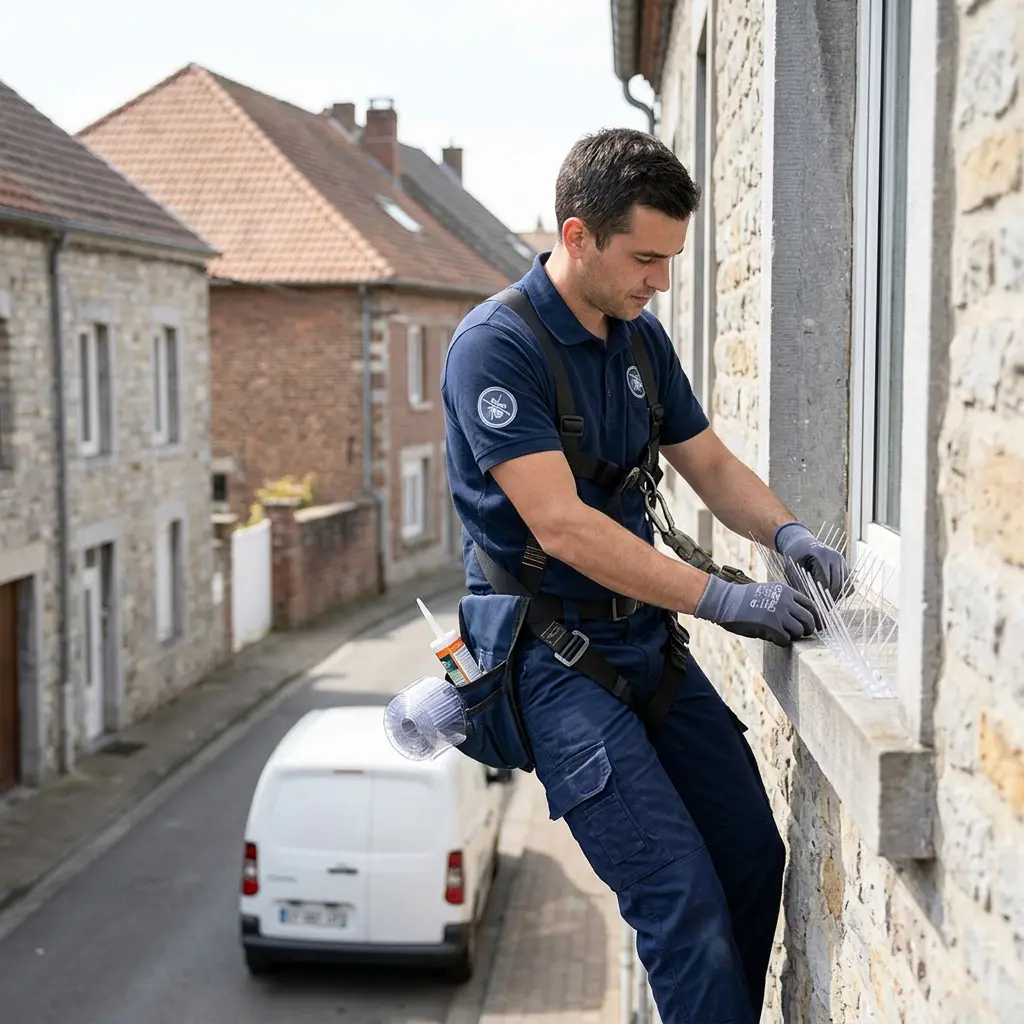 Une stratégie efficace pour chasser les pigeons