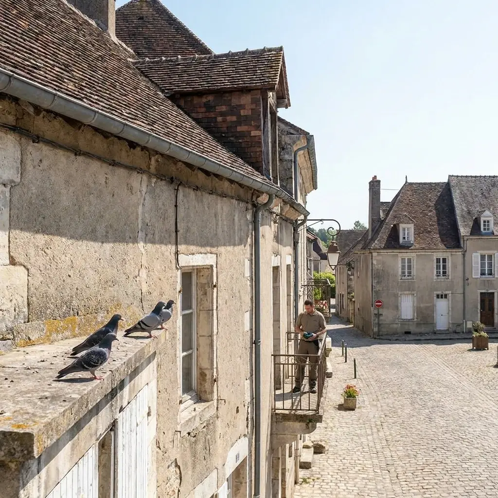 Notre méthode de lutte contre les pigeons
