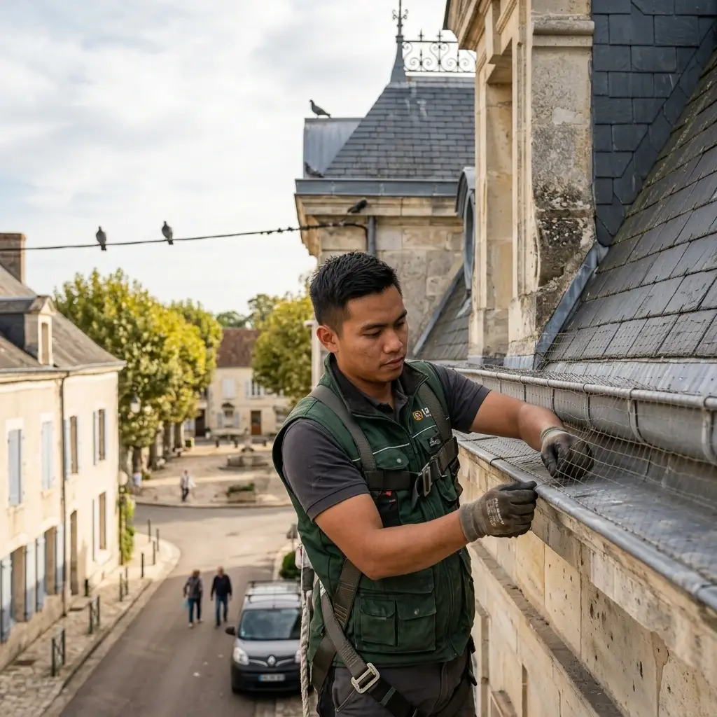 Notre méthode de dépigeonnage à Mailly-le-Camp