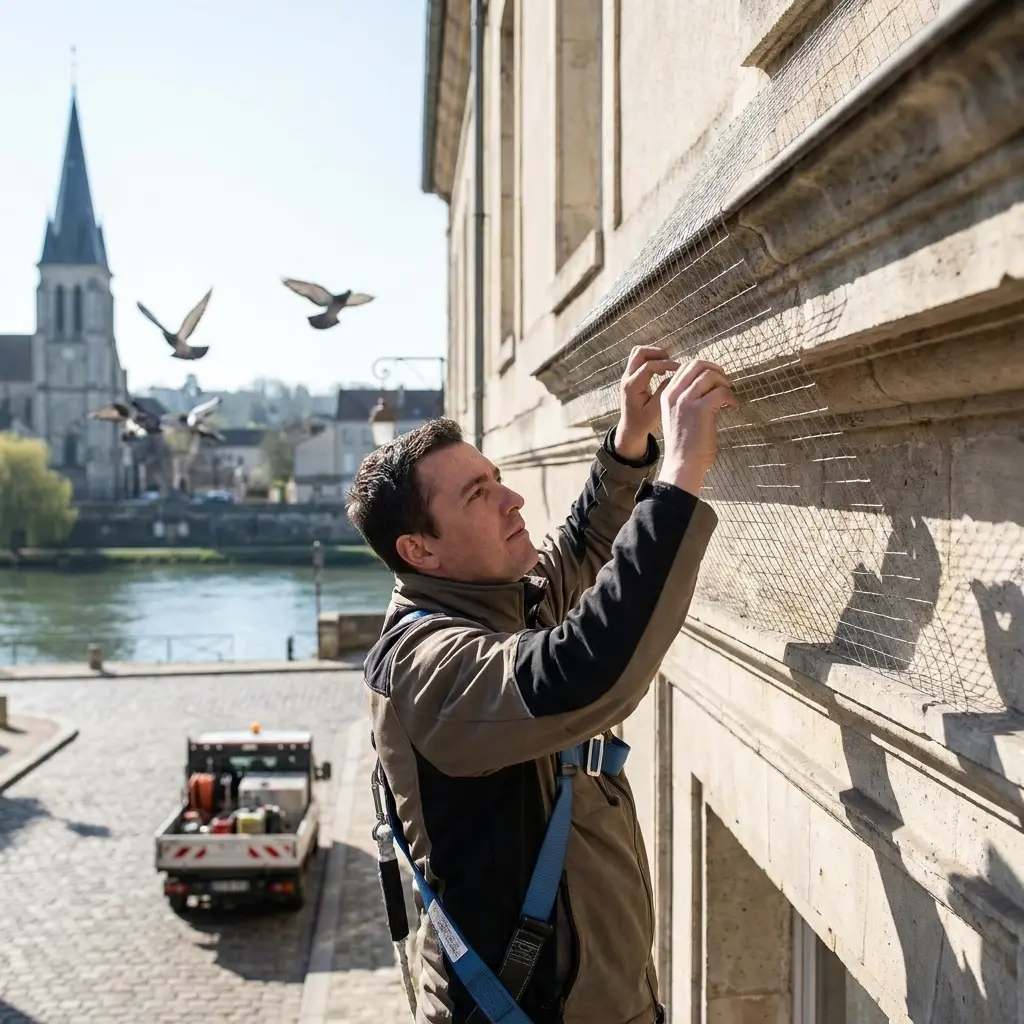 Une approche technique pour chasser les pigeons
