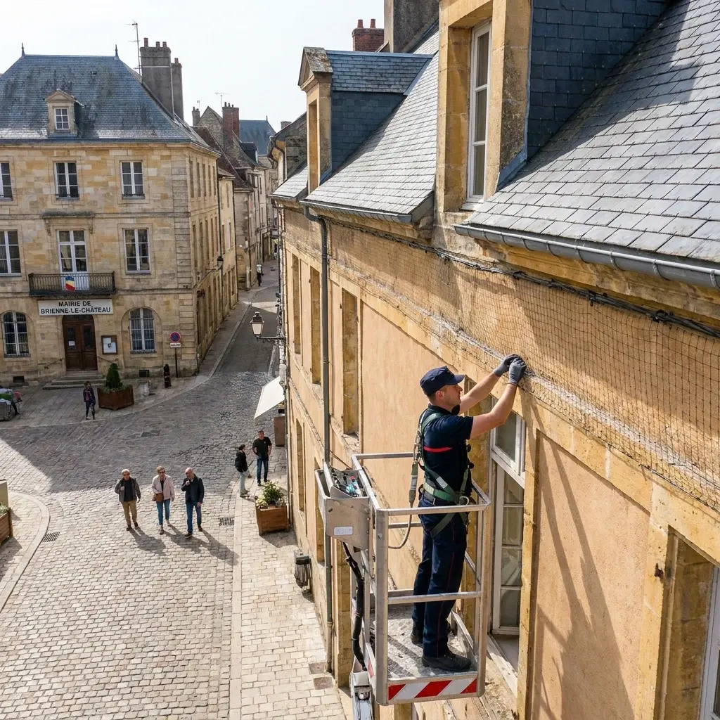 Notre méthode de dépigeonnage à Brienne-le-Château