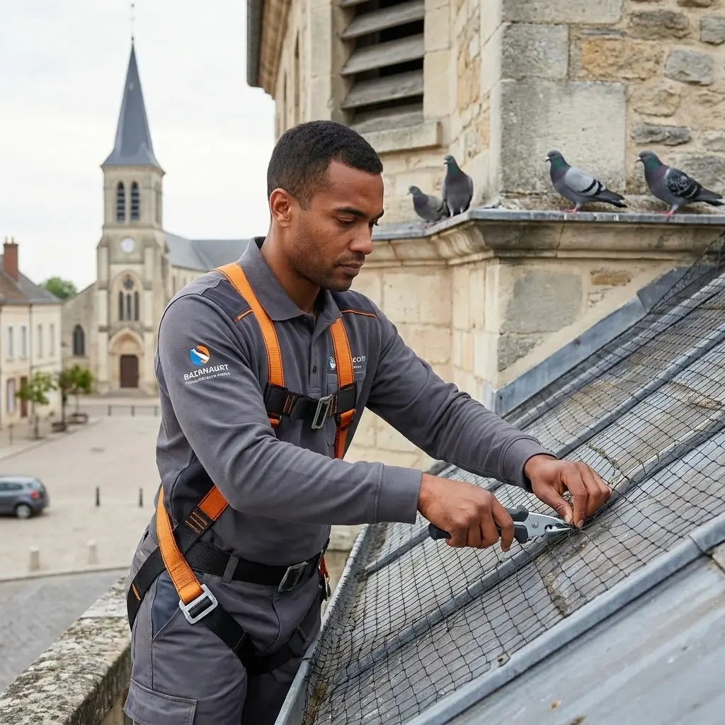 Le déploiement de nos solutions anti-pigeons