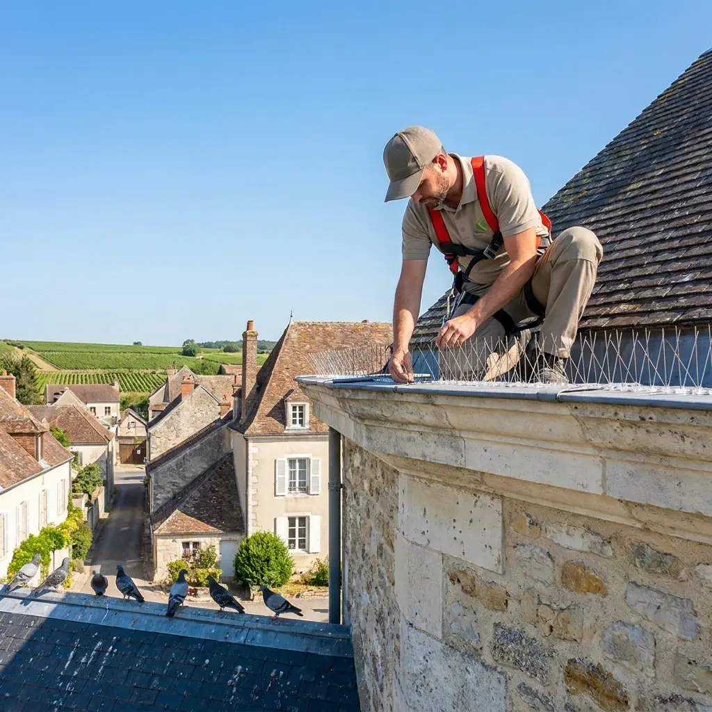 Previentir l'installation des pigeons chez vous