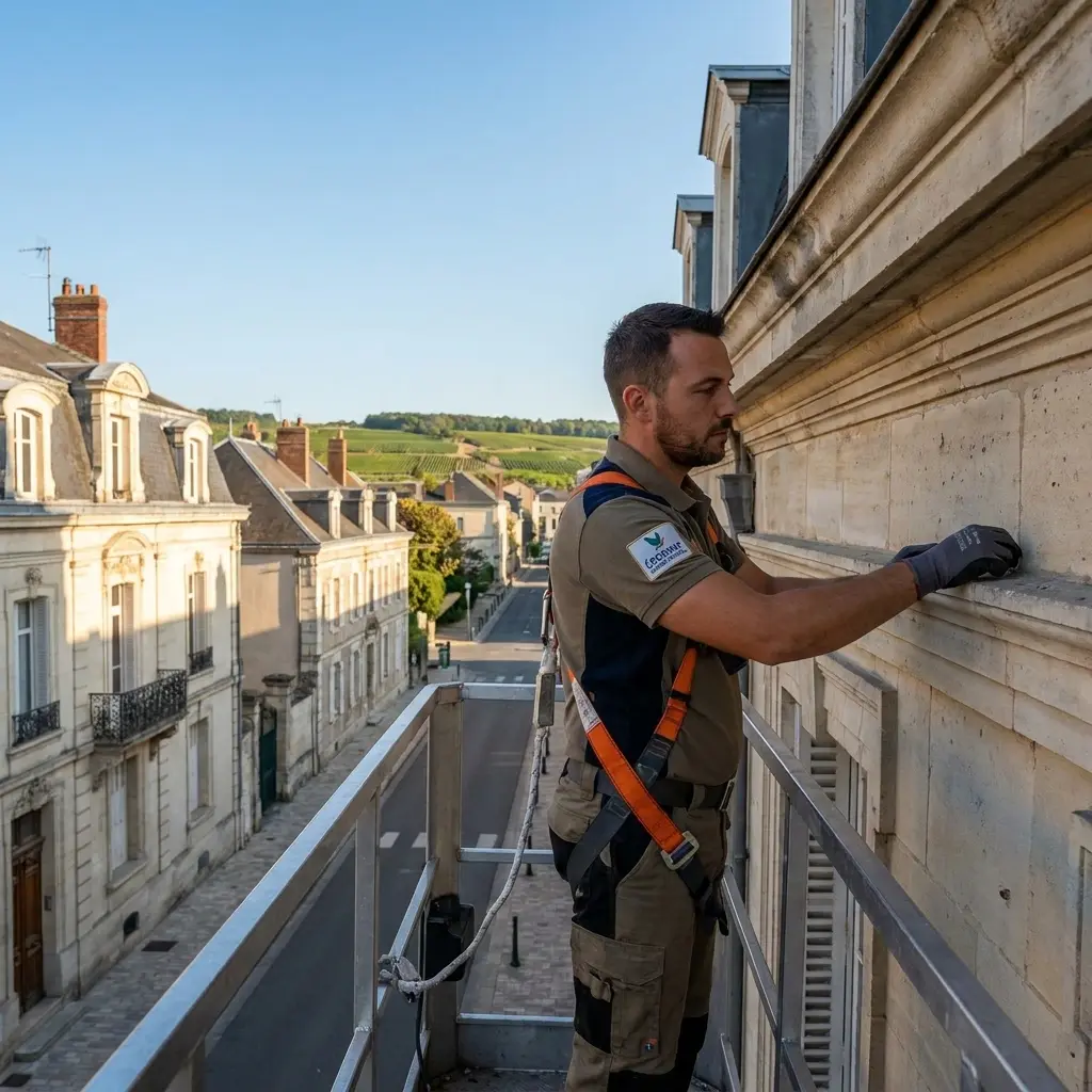 Comment se déroule l'intervention à Épernay ?