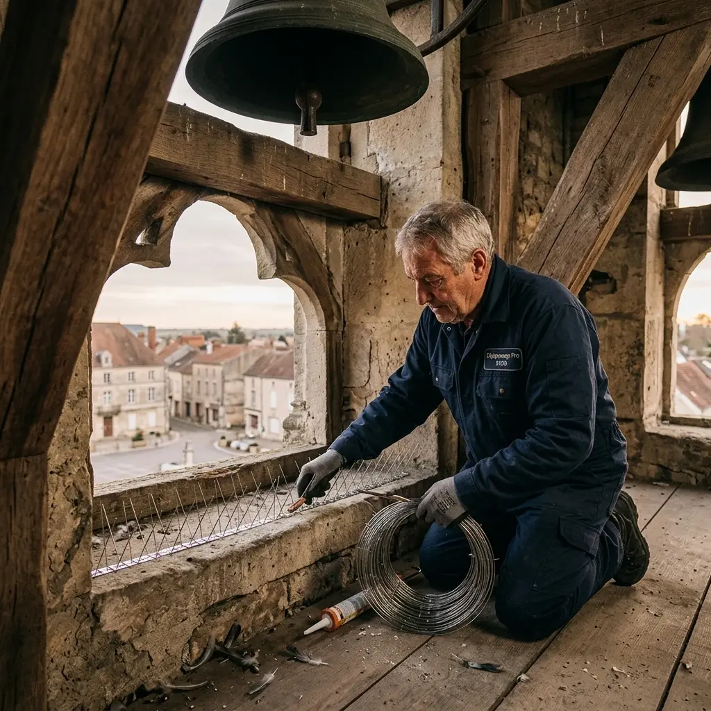 Une approche technique pour chasser les pigeons