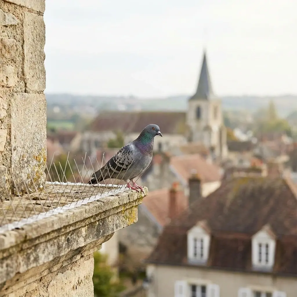 Un traitement technique pour chasser les pigeons
