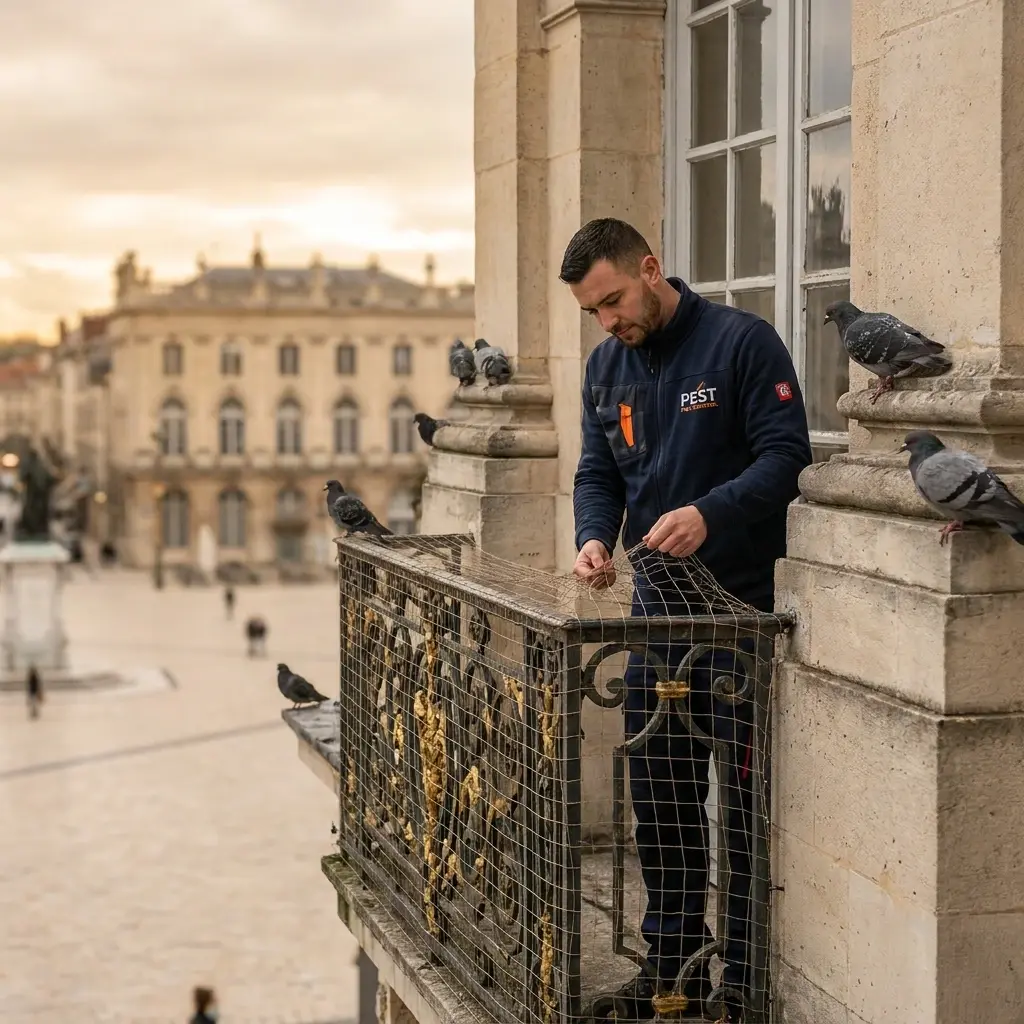Notre méthode de dépigeonnage à Nancy