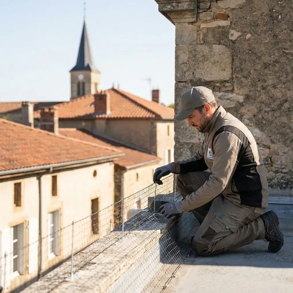 Une stratégie efficace pour chasser les pigeons