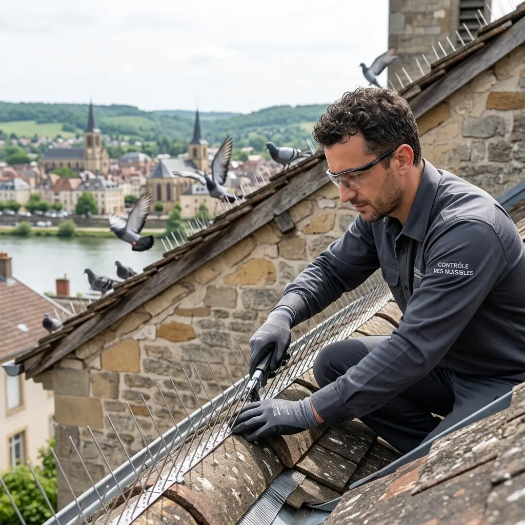 Comment prévenir l'installation des pigeons à Pompey ?