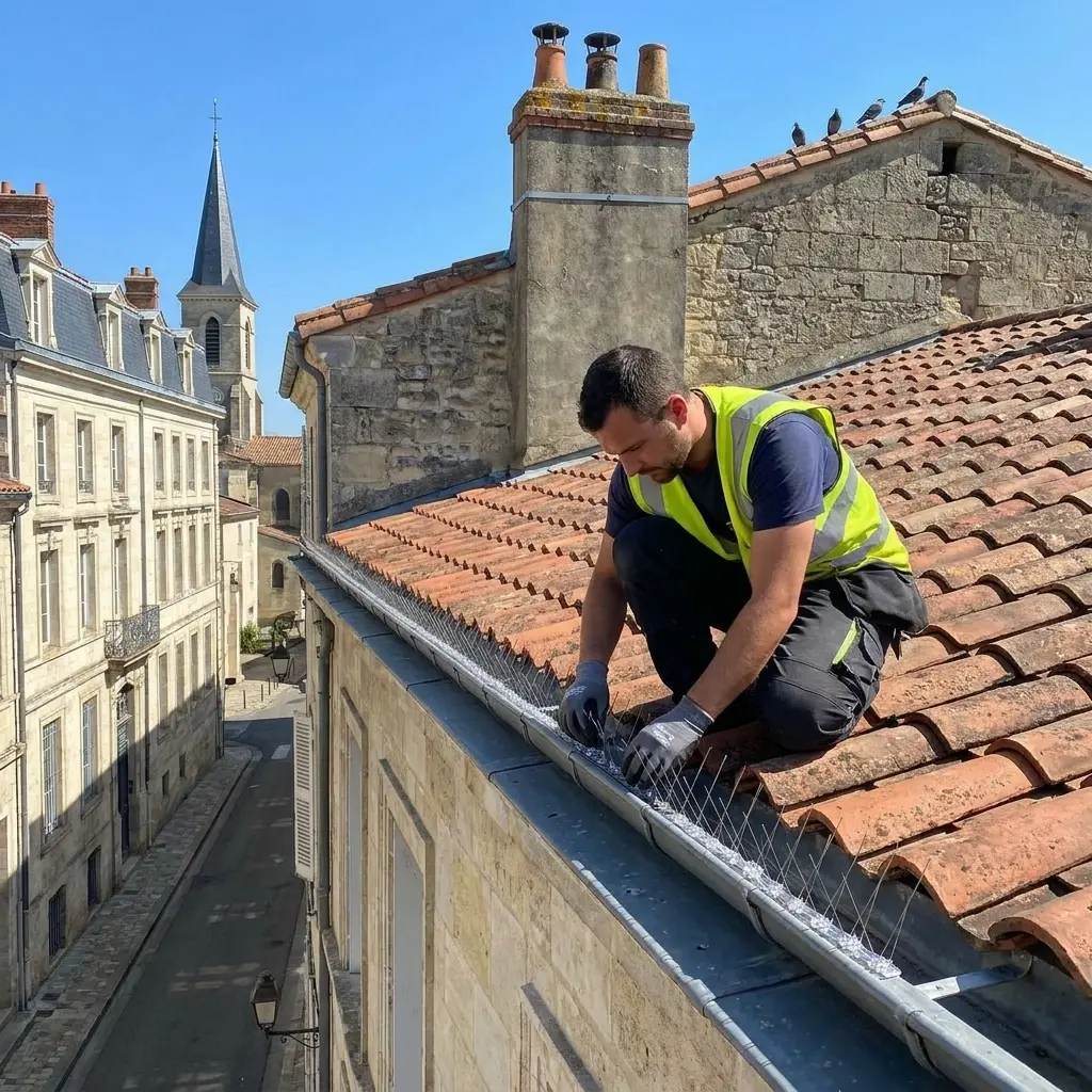 Prévenir l'installation des pigeons sur vos propriétés