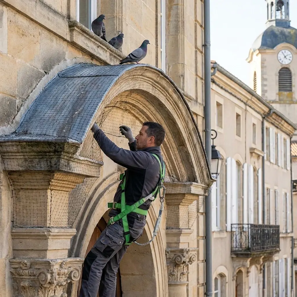 Un traitement technique pour éloigner les oiseaux