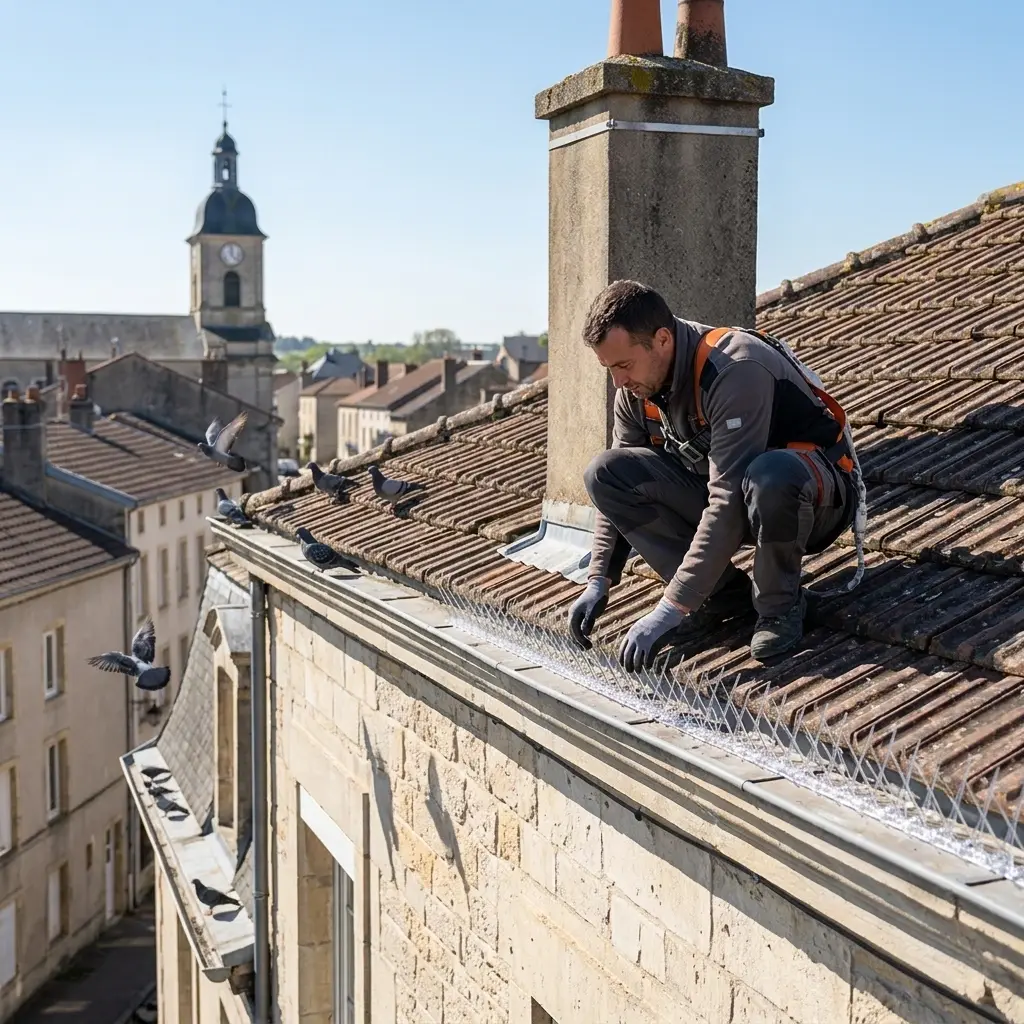 Comment prévenir l'installation des pigeons chez vous à Étain ?